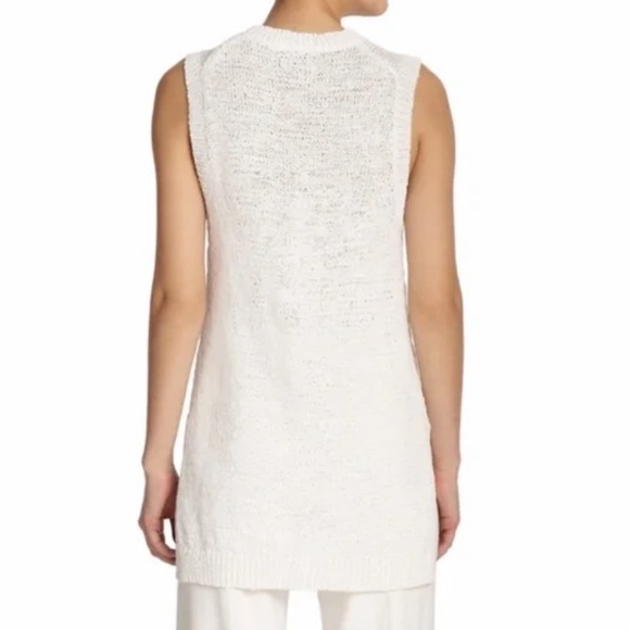 THEORY MEENALY Sleeveless Sweater Shell Vest - Picture 4 of 10